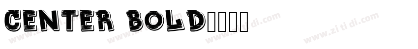Center Bold字体转换